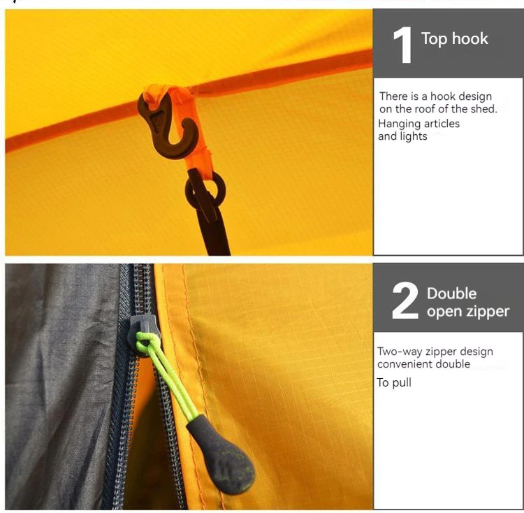 Cheap Goat Tents Good Quality Double Layer 3 4 Person Waterproof Pu5000mm Ultralight Ultralarge Outdoor Tent Tente De Camping Barraca Bivvy Tents 